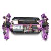 Rc Toys Accessories for Wltoys 144002 144001 124016 124017 124018 124019 Metal Linkage Servo Pull Steering Tie Rod Set RC Car Upgrade Parts(Purple) view 2