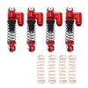 RC Shock Absorbers Compatible with Axial SCX24 C10 for JLU for Gladiator for Bronco 4pcs Metal Shock Absorber 32mm Oil Damper 1/24 RC Crawler Car Parts view 1