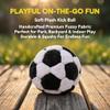Lxrhuf 6 Pack Soccer Footbags Handmade Plush Fleece Juggling Balls for Adults & Kids, Soft Durable Footbag Set for Outdoor Games, Freestyle Kicks & Coordination Training view 3