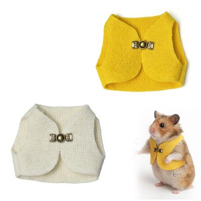 HELAIMAY 2 PCS Hamster Clothes, Cute Small Animal Vest Clothes