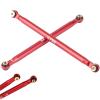Rc Connecting Rod Compatible with Axial for SCX24 for Deadbolt AXI90081 B17 AXI00004 1/24 RC Crawler Car Upgrade Part CNC Aluminum Alloy for Chassis Links(Red) view 4