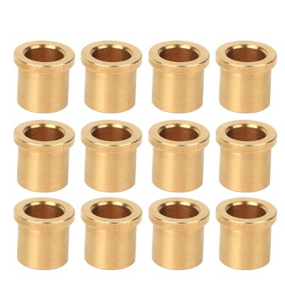 Low Friction Bronze Material with High Lubrication Performance - 12 Pieces Bronze Bushing 8/6 for Industrial Robots and FRC - Component Replacement Kit for Robotics Maintenance.