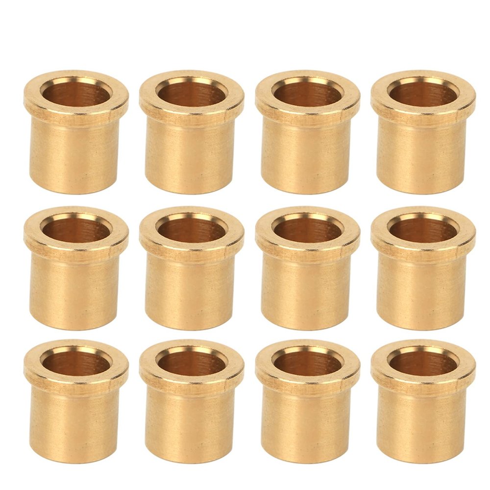 Low Friction Bronze Material with High Lubrication Performance - 12 Pieces Bronze Bushing 8/6 for Industrial Robots and FRC - Component Replacement Kit for Robotics Maintenance.
