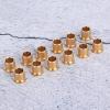 Low Friction Bronze Material with High Lubrication Performance - 12 Pieces Bronze Bushing 8/6 for Industrial Robots and FRC - Component Replacement Kit for Robotics Maintenance. view 4