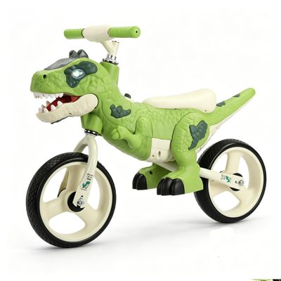 10 inch Dinosaur Themed Sliding Car Indoor Outdoor Riding Toy, Great Gift for Children's Day Birthday