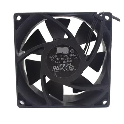 DT09238B24H 24V 0.6A 9038 9CM Cooling Fan
