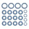 RC Car Sealed Bearings Compatible with Tamiya for TT01 TT01E TT01D TT02B 1/10 RC Car Upgrades Parts Accessories 20PCS Rubber Sealed Ball Bearing Kit view 1