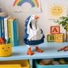 7 Inch Desk Goose Outfit, Blue Shark Hoodie for 7in Desktop Goose, Cute Goose Clothes with Shark Hood and Pocket, Mini Goose Accessories for Desk Decor Office Classroom Goose Gifts, Outfit Only view 4