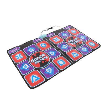Hamwesh Electronic Dance Mat, Non Slip Light Up Interactive Foldable Dance Pad, Floor Mat with Music Games, Flashing Arrows, TV Connection for Kids Adults TV Games Exercise Yoga