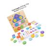 Wooden Digital Clock Word Board Jigsaw Puzzle Toy for Early Learning view 2