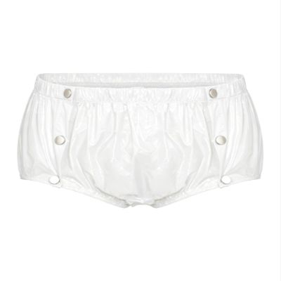 Yiesvsov Youth Kids Diaper Covers Waterproof Special Needs Swim Shorts Swimwear for Incontinence Briefs Ivory 8 Years