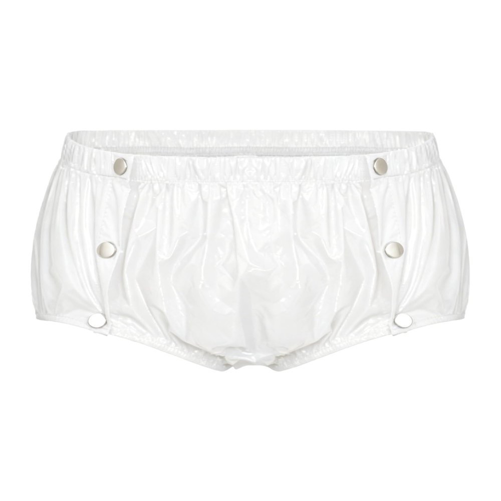 Yiesvsov Youth Kids Diaper Covers Waterproof Special Needs Swim Shorts Swimwear for Incontinence Briefs Ivory 8 Years