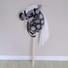 Hobby Horse Grey A4 with Bridle - Realistic Dapple Hobbyhorse for Kids from 3 Years view 3