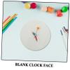 SAFIGLE DIY Wooden Clock Face Craft Kit 15cm Round Unfinished Wood Clock Dial with Movement and Pencil Hands for Arts and Crafts view 3