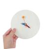 SAFIGLE DIY Wooden Clock Face Craft Kit 15cm Round Unfinished Wood Clock Dial with Movement and Pencil Hands for Arts and Crafts view 4