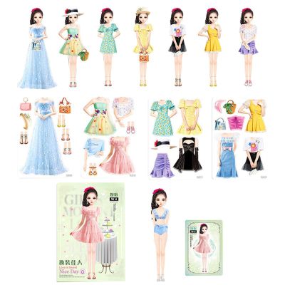 Sticker Books for Girls Educational Pretend Play 3+ Year Child