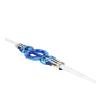 Dpofirs Double Ended Retractable Sword Toy, Rotating Double Edged Saber with Multiple LED Lighting Styles, Extendable Glowing Light Up Sword, Innovative Safe Toy for Kids (Blue) view 3