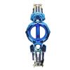 Dpofirs Double Ended Retractable Sword Toy, Rotating Double Edged Saber with Multiple LED Lighting Styles, Extendable Glowing Light Up Sword, Innovative Safe Toy for Kids (Blue) view 4