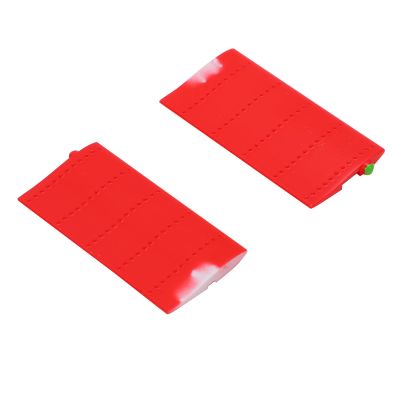 Decumeby RC Helicopter Side Wing Upgrade Kit Lightweight Durable Easy Installation for 206 Remote Control 2 Pieces (Red)