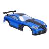 Denash 1/10 Scale RC Car Body Shell Durable PVC Frame and Rear Wing for 26cm Wheelbase Racing Model Cars (Blue) view 3