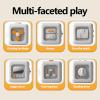 Montessori Interactive Activity Cube with Six Independent Panels, BPA-Free ABS Material & Rounded Corners, Open-Ended Sensory Puzzle Cube for 0-3 Years Baby Cognitive Self-Exploration view 3