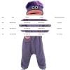 Monster Kids Funny Monster Onesie Silly Big Mouth Monster Plush Jumpsuit with Pocket Cartoon for Boys Girls Red 6-9 Years view 3