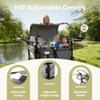 Kinder King Wagon Stroller for 4 Kids, Adjustable Handle, Grey view 2
