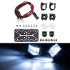 Rc Spotlight Strip for Axial for SCX10 for TRX4 1/10 12 18mm Lights Headlights Taillight Night Spotlight RC Crawler Car Upgrade Accessories(White,12mm) view 2
