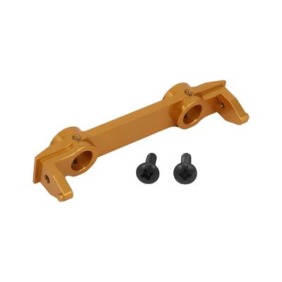 Compatible with Axial for SCX10 1/10 RC Car Upgrade Parts Front Plate Bumper Front Bumper Bracket Frame Mount Bracket RC Assortment(Yellow)