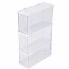 predolo Acrylic Display Case for Models, Display Cabinet with Hinged Door, Collectible Display Case for Figurines, 2L Countertop Showcase , Three-Layer, 22CM Width view 1