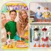 JolliLudo 12 Set 7 Inch Desk Goose Outfits Set,Vacation view 4