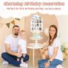 Eyouyeqi Blue Balloon Bear My First Year Photo Board, One Happy Birthday Decorations for Baby Girl Boy, 12 Month Milestone Picture Display, Newborn Keepsake Frame for 1st Party Decor Prop -12 view 4