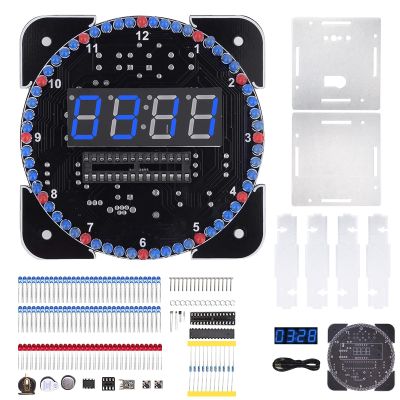 Smart Digital Clock for Electronics, Decorative and Educational Timing and Alarm for Electronics Soldering Practice Education
