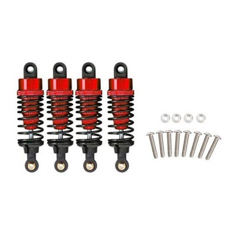 4Pcs 70mm Aluminum Alloy Shock Absorber Damper for TT01 TT02 1/10 RC Car