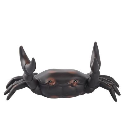 ENGENDER Kung Fu Tea Pet Ceramic Purple Sand Kung Fu Tea Set Creative Pet Ornaments Crab Play Table Fortune