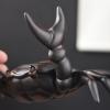 ENGENDER Kung Fu Tea Pet Ceramic Purple Sand Kung Fu Tea Set Creative Pet Ornaments Crab Play Table Fortune view 3