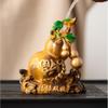 ENGENDER Kung Fu Tea Pet Resin Kung Fu Tea Set Accessories Color-Changing Gourd Pet Home Office Can Raise Toy(B) view 3