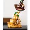 ENGENDER Kung Fu Tea Pet Resin Kung Fu Tea Set Accessories Color-Changing Gourd Pet Home Office Can Raise Toy(B) view 4
