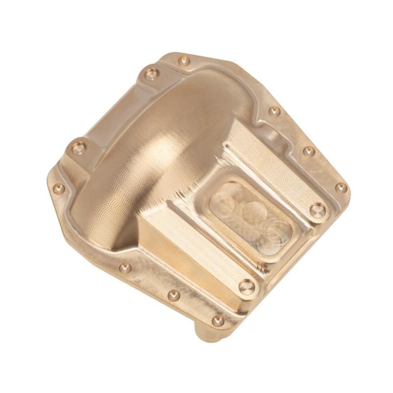 Replacement 1/6 RC Car Brass Bridge Cover Parts for SCX6 Wrangler