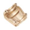 Replacement 1/6 RC Car Brass Bridge Cover Parts for SCX6 Wrangler view 3