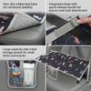 Lcarege Toddler Airplane Bed, Airplane Seat Extender for Kids, Waterproof Soft Polyester Toddler Plane Bed, Racing Design, 29.92x17.52inch view 2