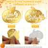 30Pcs Little Pumpkin Oh Baby Cake Topper Acrylic Fall Baby Shower Cupcake Toppers Decorations Carving Mirror Fall Theme Cake Decor for Birthday Party Supplies Favors Gift Thanksgiving (2 Designs) view 2