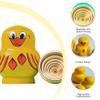 Aetherize 10Pcs Duck Russian Nesting Doll Cute Duck Nesting Dolls Yellow Wooden Stacked Ducks Educational Learning Toys Matryoshka for Kids Birthday Stacked Ducks view 4