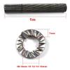 1m Stainless Steel Spiral Hollow Fins, ID 8mm 10 12 14 16mm Height 7mm Heat Sinks For Heating Cooling Pipes Components, 1pcs(ID 14mm height 7mm) view 2