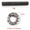 1m Stainless Steel Spiral Hollow Fins, ID 12mm 16 18 20 22mm Height 9.5mm Heat Sinks For Heating Cooling Pipes Components, 1pcs(ID18mm height 9.5mm) view 2