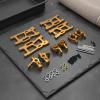 MotiveTech Front and Rear Swing Arms Kit Hardware Included Damping Arm Set Aluminum Alloy Damping Arms for Upgrade, Red view 3