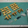 MotiveTech Front and Rear Swing Arms Kit Hardware Included Damping Arm Set Aluminum Alloy Damping Arms for Upgrade, Red view 4