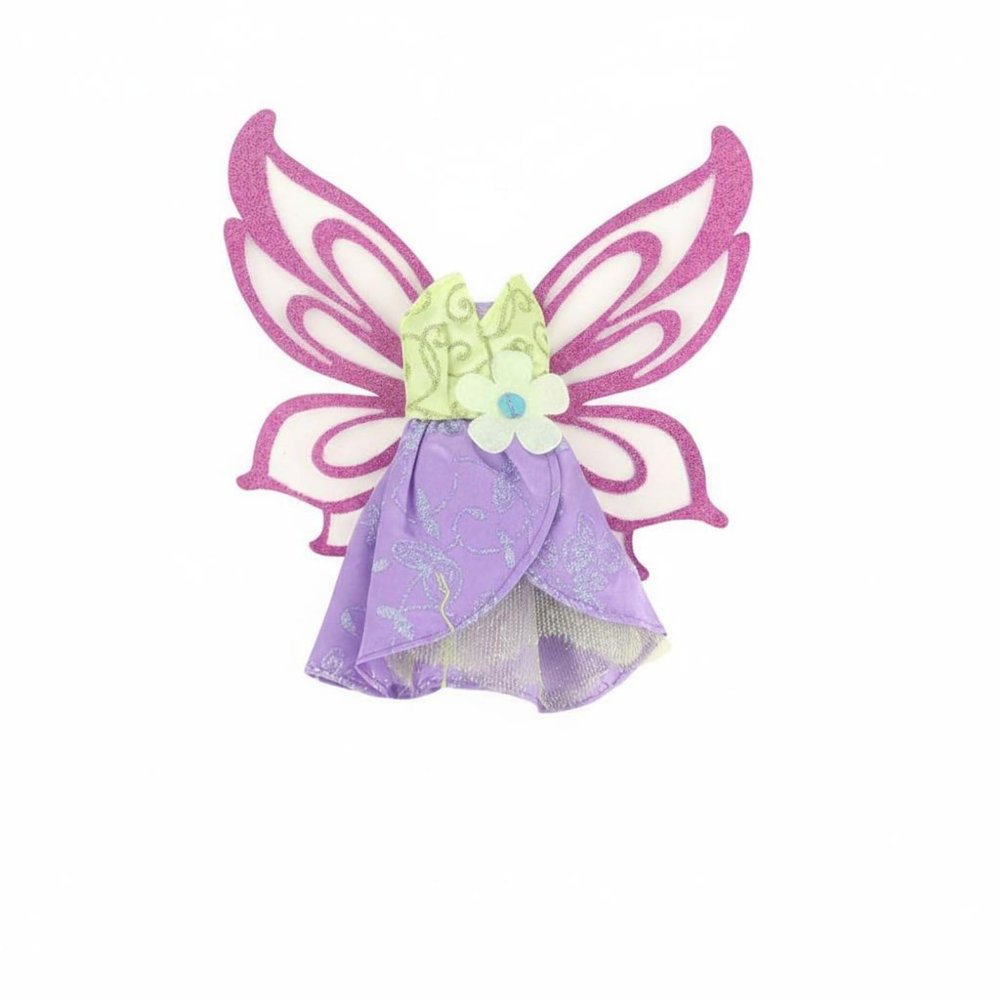 Amagogo Doll Dress Costume Outfit Glitter Attachments Toy Accessory Soft Encourages Storytelling Suitable for Girls Role Playing Home