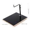 OUNONA Clay Sculpture Armature Stand - Toy Model Sculpture & Clay Head Stand - Artifact Statue Base - Iron Shelf for Home Decor Museum Exhibits Display 11.81"x10.63" view 3