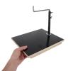 OUNONA Clay Sculpture Armature Stand - Toy Model Sculpture & Clay Head Stand - Artifact Statue Base - Iron Shelf for Home Decor Museum Exhibits Display 11.81"x10.63" view 4